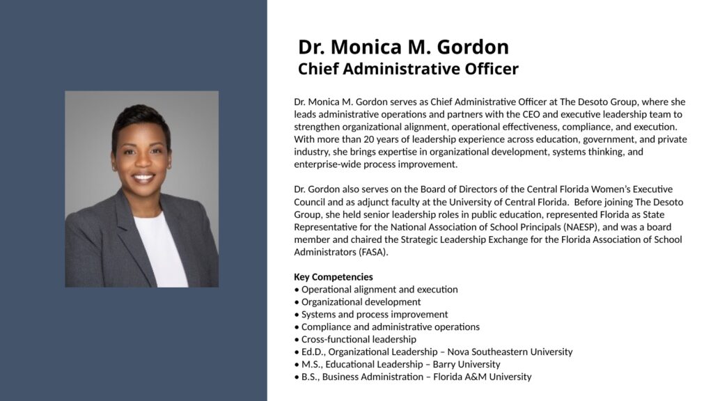 Monica Gordon full bio slide